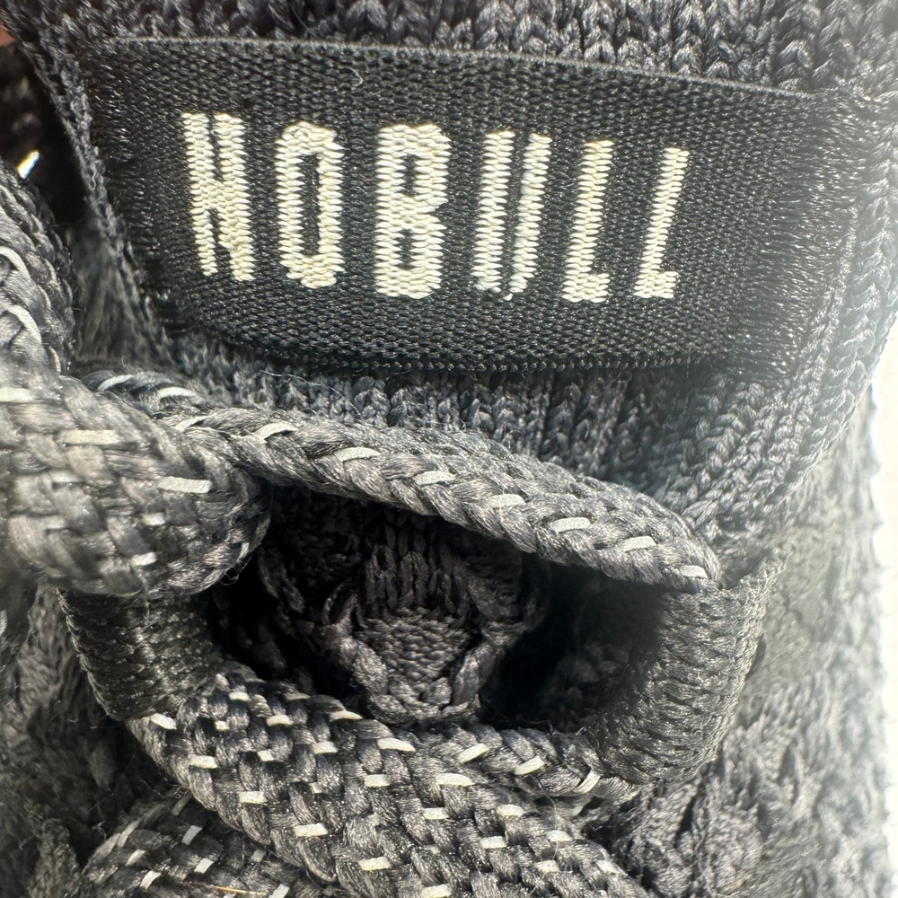 NOBULL Trainer Men's Knit Training Sneakers Black Size 7.5 - Picture 3 of 9